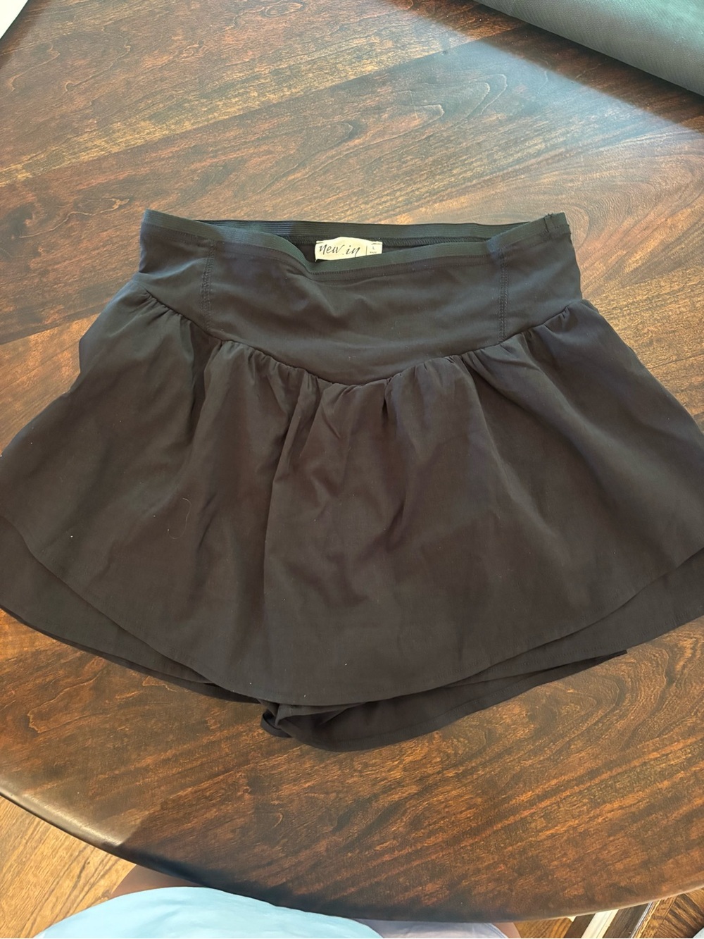 New In Black Skort